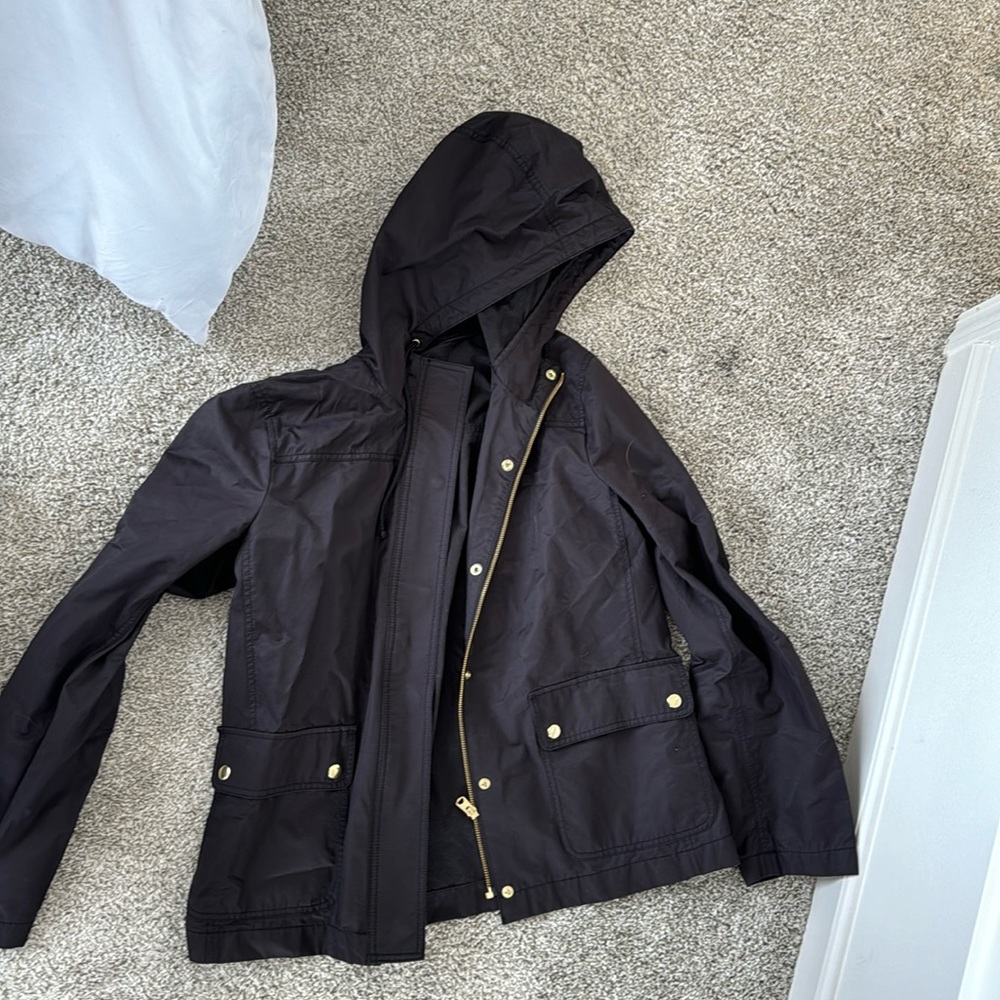 J crew rain coat